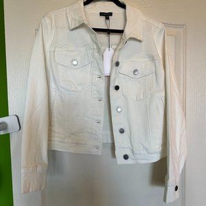 Kelsey White Denim Jacket Universal Standard NWT